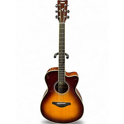 Used Yamaha FSC-TA Sunburst Acoustic Electric Guitar