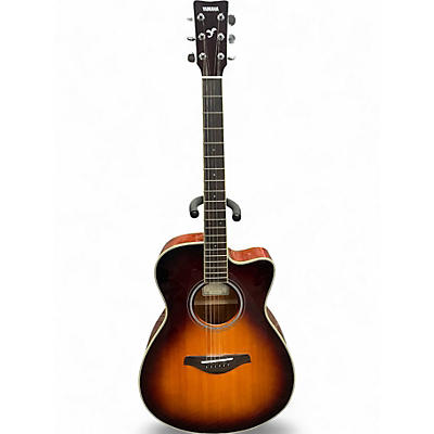 Used Yamaha FSC-TA Sunburst Acoustic Electric Guitar