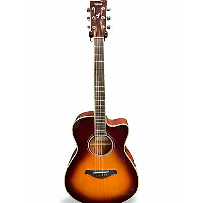 Used Yamaha FSCTA 3 Color Sunburst Acoustic Electric Guitar