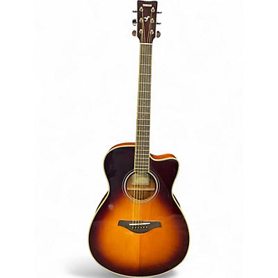 Used Yamaha FSC=TA Tobacco Sunburst Acoustic Electric Guitar