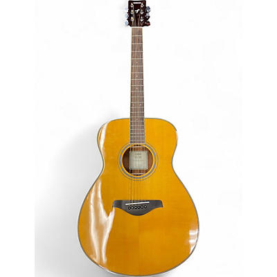 Used Yamaha FSTA TransAcoustic Concert Antique Natural Acoustic Electric Guitar