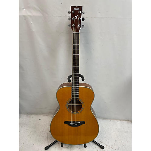 Yamaha Used Yamaha FSTA TransAcoustic Concert Natural Acoustic Electric Guitar Natural