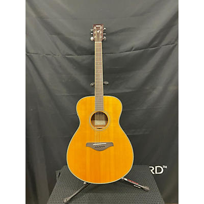 Yamaha Used Yamaha FSTA TransAcoustic Concert Natural Acoustic Electric Guitar