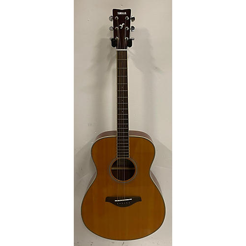 Yamaha Used Yamaha FSTA TransAcoustic Concert Natural Acoustic Electric Guitar Natural