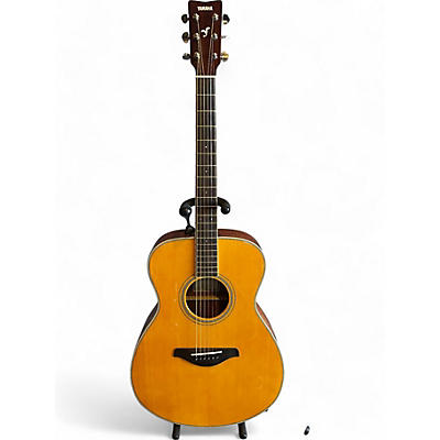 Yamaha Used Yamaha FSTA TransAcoustic Concert Natural Acoustic Electric Guitar