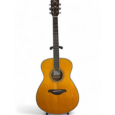 Yamaha Used Yamaha FSTA TransAcoustic Concert Natural Acoustic Electric Guitar