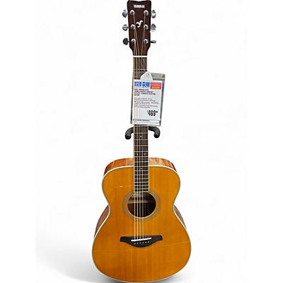 Used Yamaha FSTA TransAcoustic Concert Natural Acoustic Electric Guitar