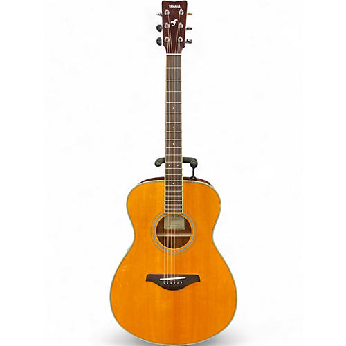 Used Yamaha FSTA TransAcoustic Concert Natural Acoustic Electric Guitar Natural