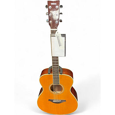 Used Yamaha FSTA TransAcoustic Concert Natural Acoustic Electric Guitar