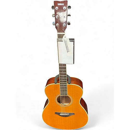 Used Yamaha FSTA TransAcoustic Concert Natural Acoustic Electric Guitar Natural