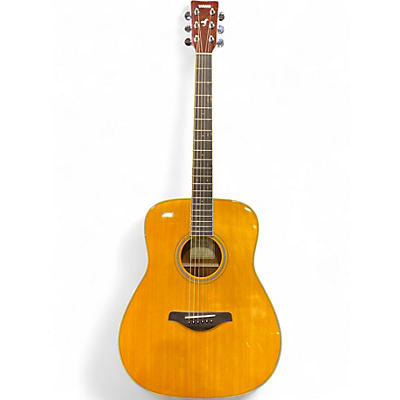 Used Yamaha FSTA TransAcoustic Concert Natural Acoustic Electric Guitar