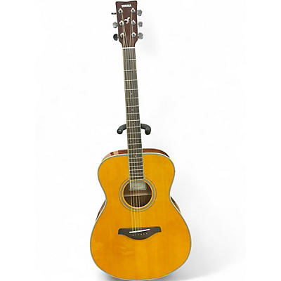 Used Yamaha FSTA TransAcoustic Concert Natural Acoustic Electric Guitar