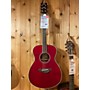 Used Yamaha Used Yamaha FSTA TransAcoustic Concert Red Acoustic Electric Guitar Red