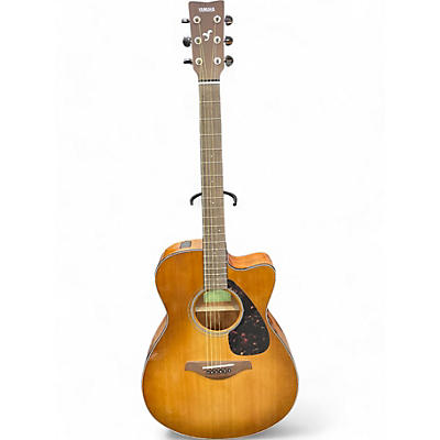 Yamaha Used Yamaha FSX800C 3 Tone Sunburst Acoustic Electric Guitar