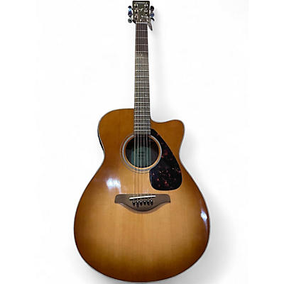 Used Yamaha FSX800C BURST Acoustic Electric Guitar