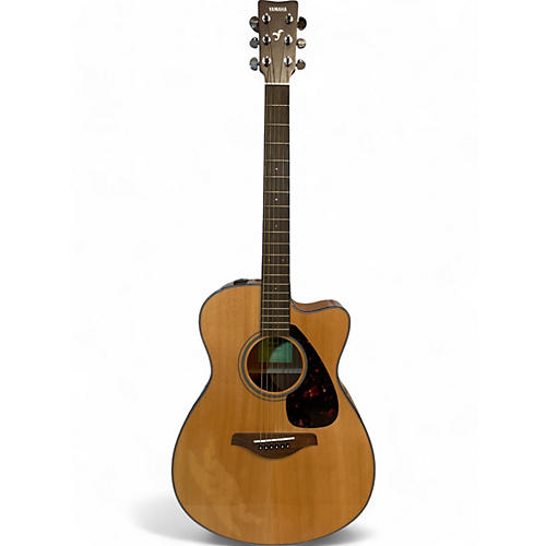 Yamaha Used Yamaha FSX800C Natural Acoustic Electric Guitar Natural