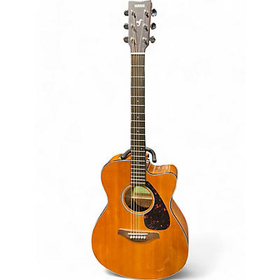 Yamaha Used Yamaha FSX800C Natural Acoustic Electric Guitar