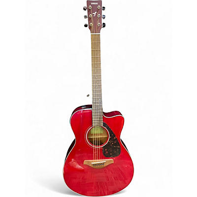 Used Yamaha FSX800C RED Acoustic Electric Guitar