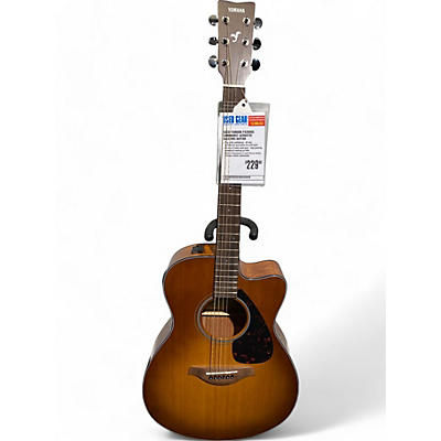 Yamaha Used Yamaha FSX800C Sandburst Acoustic Electric Guitar