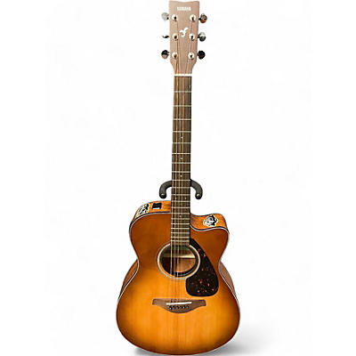 Yamaha Used Yamaha FSX800C Sandburst Acoustic Electric Guitar