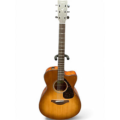 Used Yamaha FSX800C Sandburst Acoustic Electric Guitar