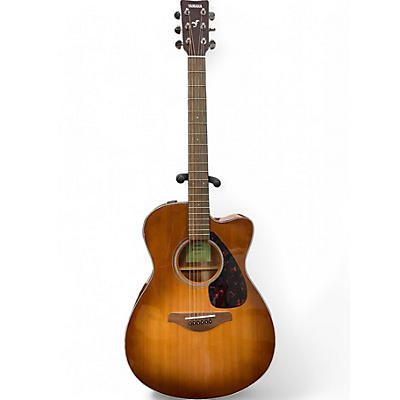Used Yamaha FSX800C Sandburst Acoustic Electric Guitar