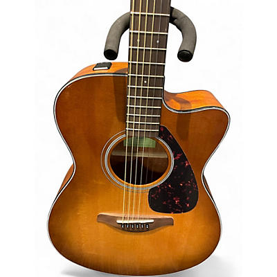 Used Yamaha FSX800C Sandburst Acoustic Electric Guitar