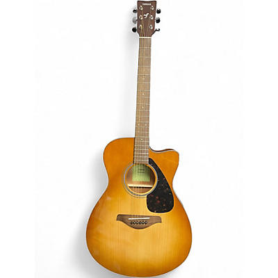 Used Yamaha FSX800C Sandburst Acoustic Electric Guitar
