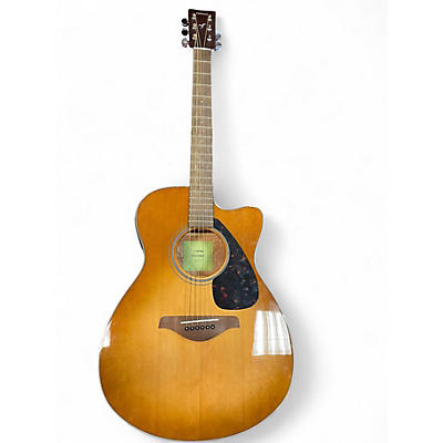 Used Yamaha FSX800C Sandburst Acoustic Electric Guitar