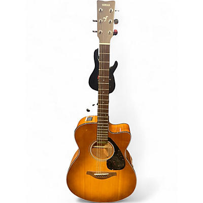 Used Yamaha FSX800C Sandburst Acoustic Electric Guitar