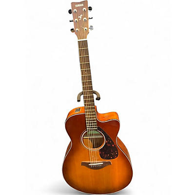 Used Yamaha FSX800C Sandburst Acoustic Electric Guitar