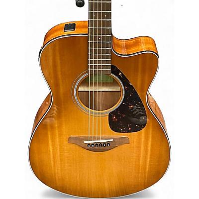Used Yamaha FSX800C Sandburst Acoustic Electric Guitar