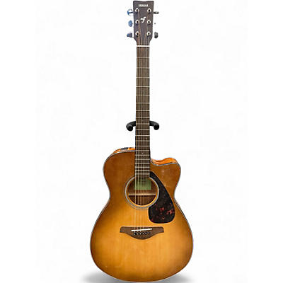Used Yamaha FSX800C Sandburst Acoustic Electric Guitar