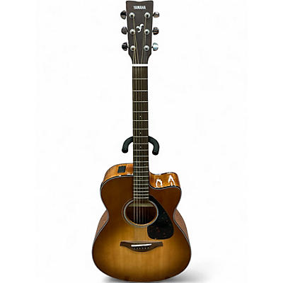 Used Yamaha FSX800C Sandburst Acoustic Electric Guitar