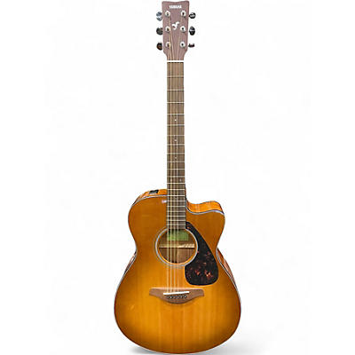 Used Yamaha FSX800C Sandburst Acoustic Electric Guitar