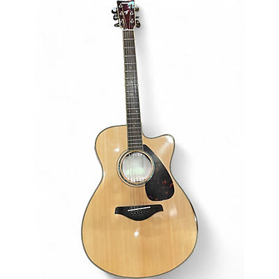 Yamaha Used Yamaha FSX830C Natural Acoustic Electric Guitar