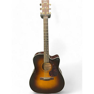 Yamaha Used Yamaha FX335 2 Color Sunburst Acoustic Electric Guitar