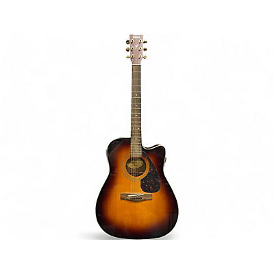 Yamaha Used Yamaha FX335C 2 Color Sunburst Acoustic Electric Guitar