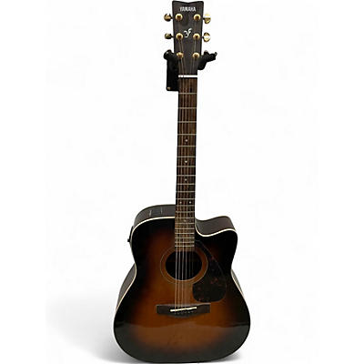 Used Yamaha FX335C 2 Color Sunburst Acoustic Electric Guitar