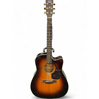 Yamaha Used Yamaha FX335C 2 Tone Sunburst Acoustic Electric Guitar