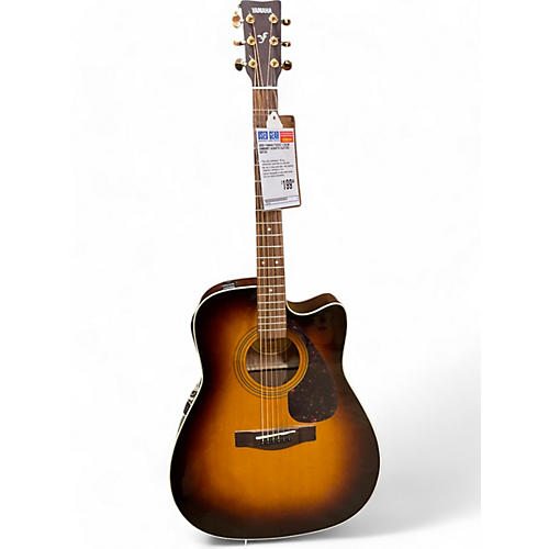 Yamaha Used Yamaha FX335C 3 Color Sunburst Acoustic Electric Guitar 3 Color Sunburst