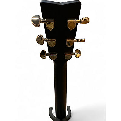 Used Yamaha FX335C Black Acoustic Electric Guitar