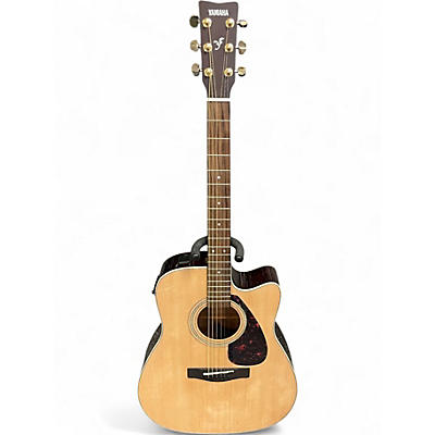 Used Yamaha FX335C Natural Acoustic Electric Guitar