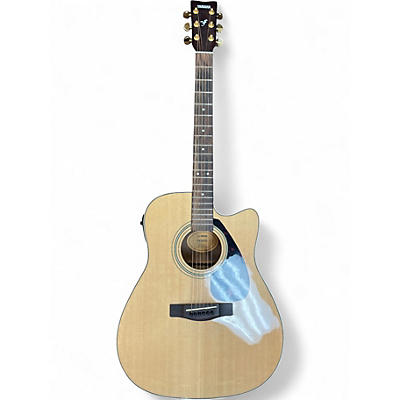 Used Yamaha FX335C Natural Acoustic Electric Guitar