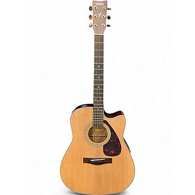 Used Yamaha FX335C Natural Acoustic Electric Guitar
