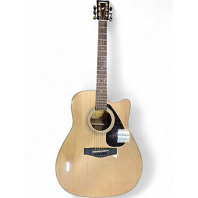 Used Yamaha FX335C Natural Acoustic Electric Guitar
