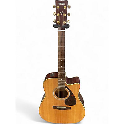 Used Yamaha FX335C Natural Acoustic Electric Guitar
