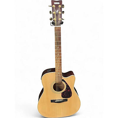 Used Yamaha FX335C Natural Acoustic Electric Guitar