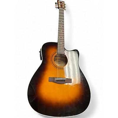 Used Yamaha FX335C Tobacco Sunburst Acoustic Electric Guitar