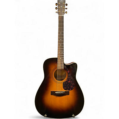 Used Yamaha FX335C Tobacco Sunburst Acoustic Electric Guitar